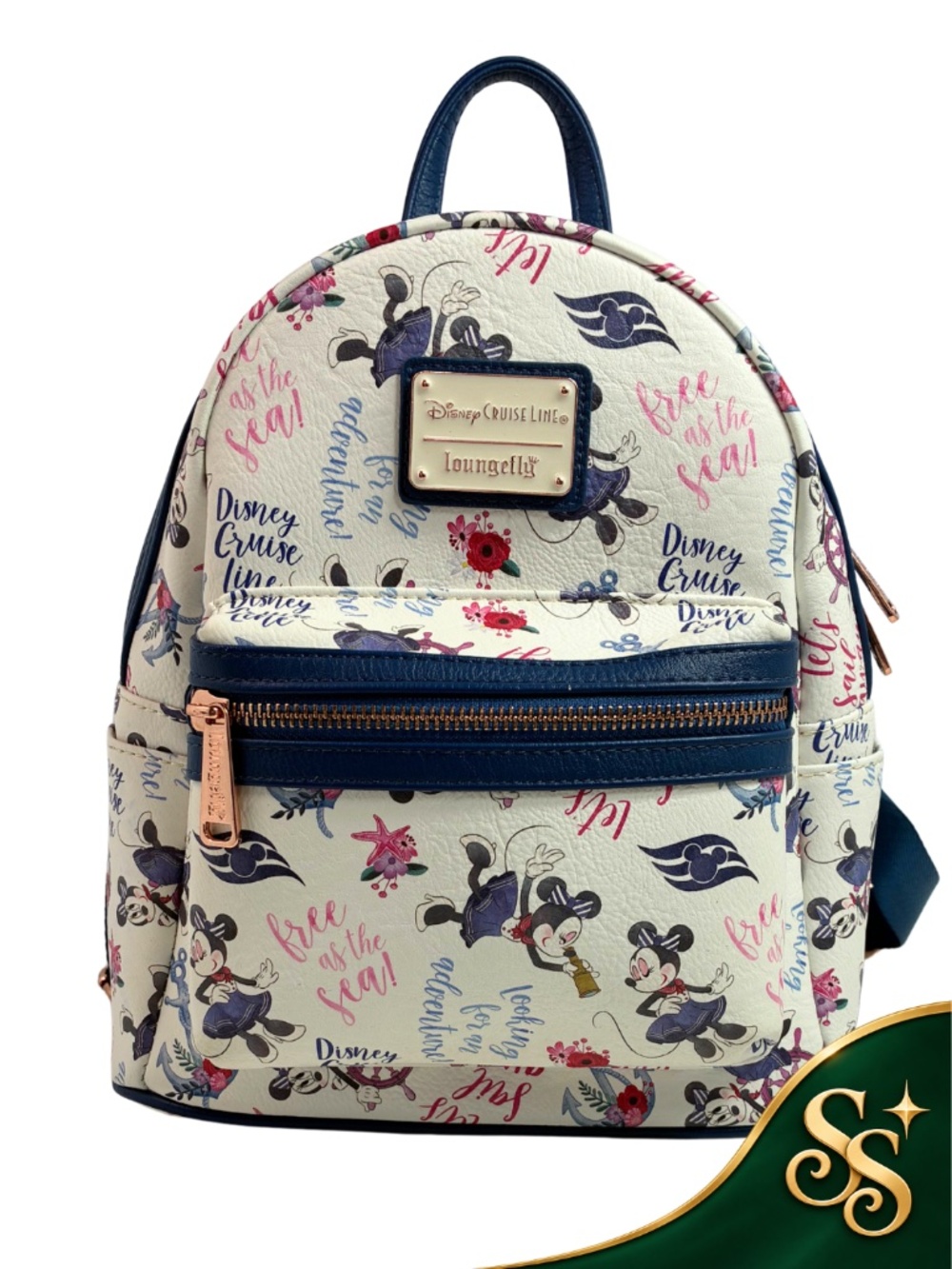 Disney Mini Backpack Loungefly Cruise Line Minnie Free As The Sea